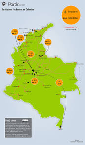 Click on the colombie carte to view it full screen. Cartes Touristiques Et Plans Colombie Regions Points D Interets Et Distances