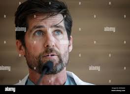 Winnipeg, Canada. 16th June, 2023. Dr. Shawn Young, chief operating officer  of Health Sciences Centre (HSC) speaks during a fatal crash press  conference to update media at the HSC in Winnipeg, Friday,