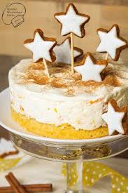 Kleine Kuchen Mascarpone Zimtstern Torte Mit Mandarinen Kuchen Und Torten Kleiner Kuchen Kuchen