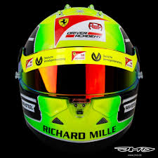 Miniature helmet by mick schumacher from his 2020 formula 2 season the miniature helmet on a scale of 1/2 is a faithful replica of the driver's helmet by mick schumacher from his second formula 2 season 2020 at the prema powerteam. Mick Schumacher 2020 Fia Formula Jmd Jens Munser Designs Facebook