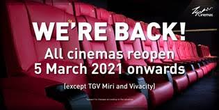 Things to do near boulevard hypermarket (imperial mall). Tgv Cinemas Reopens Locations Nationwide Except Tgv Miri And Vivacity From 5 March 2021 Onwards Celluloid Junkie