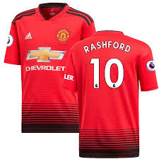 Marcus Rashford Manchester United Adidas 2018 19 Home Replica Player Jersey Red Manchester United Manchester United Fans Manchester