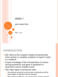 Dry- And Wet-Ashing Techniques Compared In ... - Clinical Chemistry