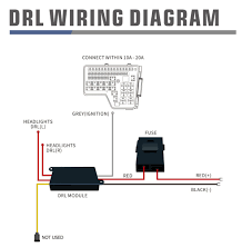 Light switch wiring diagrams are below. How To Wire The Drl Harness Alpharex