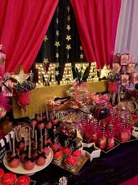 Unique hollywood theme sweet 16 party supplies and decorations. Sweet 16 Hollywood Theme Party Novocom Top