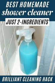 Homemade Shower Cleaner Recipe With Dawn And Vinegar Cleaning Hack Homemade Shower Cleaner Diy Cleaning Products Recipes Shower Cleaner