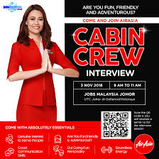 Check spelling or type a new query. Fly Gosh Air Asia Cabin Crew Recruitment Walk In Interview Johor