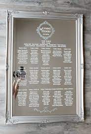 Mirror Mirror On The Wall Where Do I Sit A Mirror Table Plan Can Be The Most Stunning Wedding Table Seating Seating Chart Wedding Seating Plan Wedding