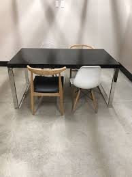 63 Glossy Top Table W Chrome Legs Dining Room Remodel Table Coffee Table