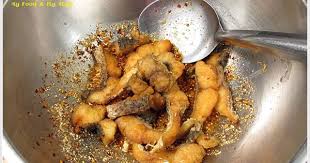 ลาบปลากะพงทอดเมน อร อยสามารถทำได เอง สะระแหน น ำปลา ไก