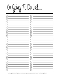 On Going To Do List Page Blank And Simple Monarch Letter Size 11 X 8 5 Daily Planner Pages Planner Pages To Do Lists Printable