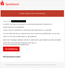 If you receive an email from a web site or company urging you to provide confidential information, such as a password or social security number, you might be the target of a phishing scam. Phishing Mails Neue Welle Erreicht Kunden Von Banken Sparkassen Winfuture De