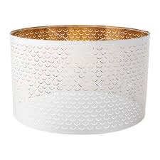 Nymo Abat Jour Blanc Couleur Laiton 59 Cm Ikea Lampenschirm Streichen Rustikale Lampenschirme Lampenschirm