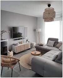 42 Fabulous Wall Tv Design Ideas For Cozy Living Room 19 Gray Living Room Design Living Room Color Schemes Living Room Decor Apartment