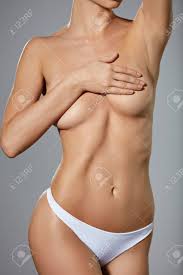 Check spelling or type a new query. Sexy Girl S Body Closeup Of Beautiful Fit Young Woman S Body With Perfect Body Shape And Hand Touching And Covering Her Breast Slim Topless Female In Bikini Panties Beauty Concept High Resolution Stock