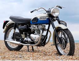Image result for Blue 1957 Motorcycle