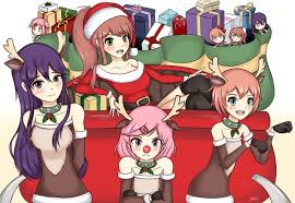 Anything related to santa monica, where the rent is high but the temperatures aren't. Santa Monika Is Comin To Town Doki Doki Literature Club Doki Doki Literature Club Fanart Literature Club