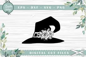 Today i invite you to come in for definitely something you don't get to see everyday, and it's free halloween png & svg icons by freepik designers launched here. Witch Hat Floral Halloween Cutting Files Graphic By Basilio Vintage Creative Fabrica