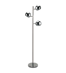 Stehlampe Mit 3 Verchromten Kugellampen Im Retro Design Online