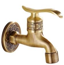 Antique gold faucet sink kitchen bath single handle tap brass top quality. Lengthen Brass Antique Faucet Mop Pool Faucet Wall Faucet Kitchen Garden Dragon Kitchen Faucets Home Garden Worldenergy Ae