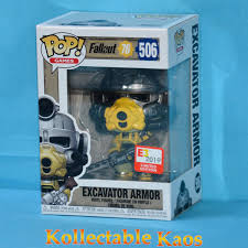 Funko Pop Games Excavator Power Armor Fallout 76 Unicycles Toys Games