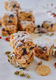 Holiday Marshmallow Treats No Bake Recipe The Woks Of Life Recipe Marshmallow Treats Recipes Holiday Baking Desserts