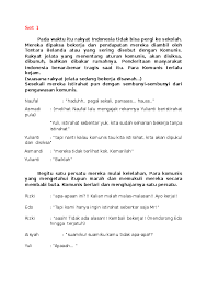 Naskah drama bahasa jawa 5 orang pemain; Teks Drama Bahasa Jawa 7 Orang Tema Pendidikan Berbagai Teks Penting