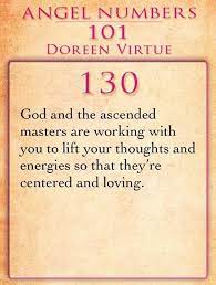 Angel Number 130 Numerology Angel Numbers Numerology Life Path Doreen Virtue