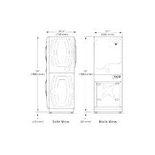 standard washer size loadtop co