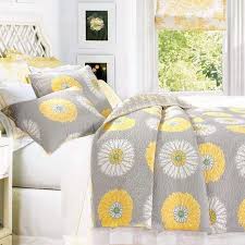 Miss daisy flowers promo code. Miss Daisy Yellow Dove Gray Floral Quilt Set Sunshine Yellow And Whi Newport Home Interiors