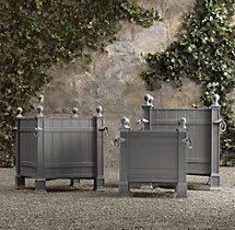 We have two types of versailles style wooden planters. Grey Versailles Planter Boxes Square Planters Planters French Garden Planter