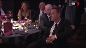When stratto shaved off his mullet. Was Clarko Asleep During Tom Mitchell S Brownlow Speech Grand Final Week 2018 Afl Youtube