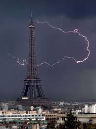 Maybe you would like to learn more about one of these? P For Paris Ribbon Of Lightning Turns The Eiffel Tower Into A Letter Lightning Eiffel Tower Lightning Storm