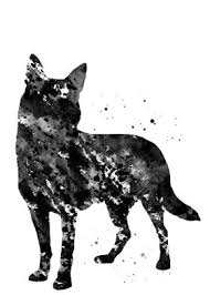 Metal dining table legs australian kelpie puppies. Australian Kelpie Poster By Erzebet Prikel Displate