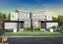 3d External Artist Impression 3d Render Mornington Victoria Duplex Design House Designs Exterior Townhouse Designs