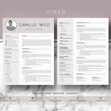 The included cover letter template uses the same styling so you can easily build a matching set. Professional Cv Template Resume For Word And Pages 1 2 Page Resume Templates Resume Template Instant Download Cv Resume Design Tips Cv Template Resume Templates Cv Template Professional