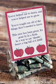 Gift the stamp they'll always reach for first as they check and grade homework. Best Teacher Gift A Bag Of Cash With Printable Note Card Any Teacher Would Love This Gift Perfect For Te Teacher Gift Bags Best Teacher Gifts Teacher Gifts