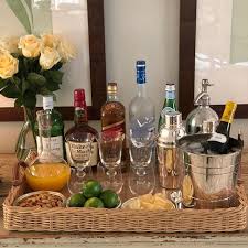 Image May Contain 1 Person Indoor Bar Set Up Holiday Party Bar Holiday Party Foods