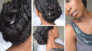 Cornrows are a hairstyle in which a multitude of raised hair braids are tied very close to the scalp. Elegant Fishtail Braid Updo Natural Hair Youtube