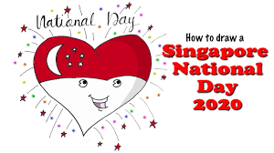 The national language of singapore is malay for historical reasons, and it is used in the national anthem, majulah singapura. How To Draw Singapore National Day Celebrations Youtube