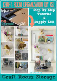 Craft room organization pin to save for later. Craft Storage Wall Organizer See How To Make This Organizer