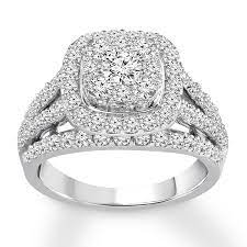 10k gold 4 mm polished wedding band reg. Diamond Engagement Ring 2 Ct Tw Round Cut 14k White Gold Jared