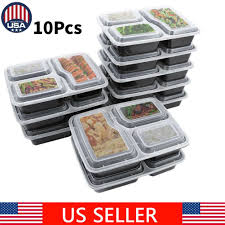 See what makes us the home decor superstore! 10 Pack Meal Prep Containers Food Storage 3 Compartment Reusable Microwave Safe Meal Prep Containers Food Storage Disposable Food Containers Food Containers