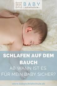 Schlaf In Bauchlage Ab Wann Ist Es Sicher Schlafcoaching Fur Ihr Baby