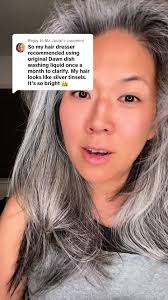 Washing Gray Hair with Dawn Dish Soap