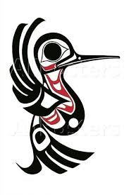 Native American Hummingbird Tribal Pacific Northwest Art Native Artwork Indigenous Art
