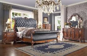 Hillsdale furniture 1671bkr janis metal sleigh bed set with rails, king, textured black. Bedroom Set California King Traditional Upholstered Sleigh Bed Carved Cherry Wood