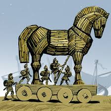 Trojan Horse Color By Jacktzekov On Deviantart Trojan Horse Ancient Greece Trojan War