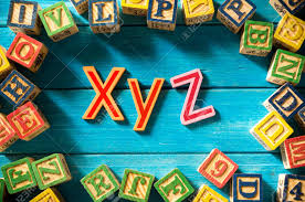 Alphabet ist der neue mutterkonzern von google. Close Up Arrangement Of Xyz Alphabet On Blue Background Preschool Education Concept Or Other Your Content Long Shadow And Vignette Effect Stock Photo Picture And Royalty Free Image Image 94588699