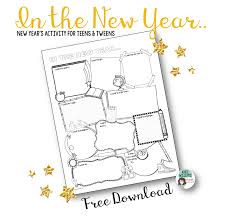 New Year S 2020 Writing Resolutions And Goals New Years Activities Activities For Teens Middle School Activities